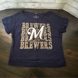 ⚾️⚾️. Milwaukee Brewers, short sleeve